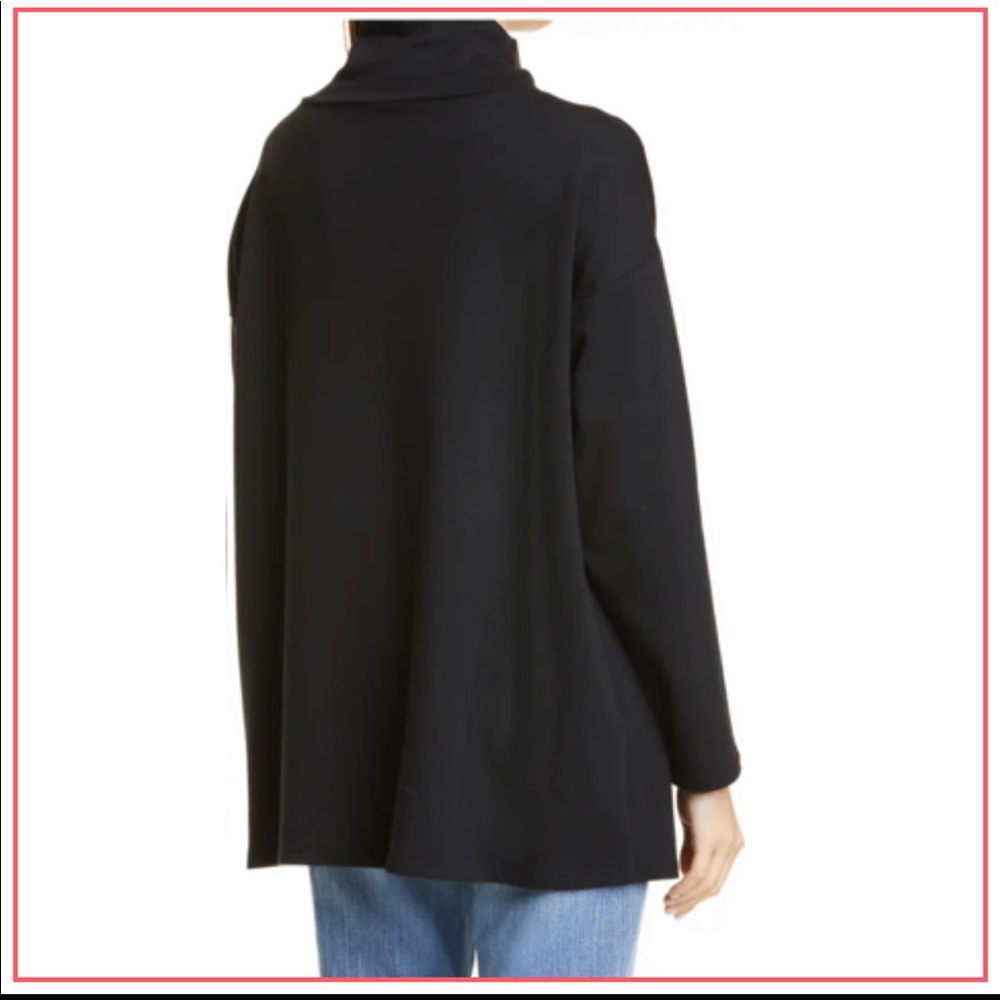NWT EILEEN FISHER High Funnel Neck Tunic - Picture 6 of 14